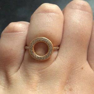 Pandora Rose Hearts of Pandora Halo Ring